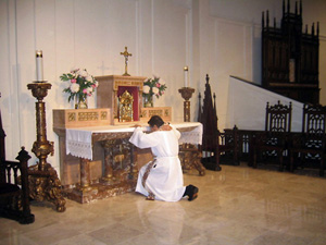 The St Matthew�s Churches prayer rug can be used as a biblical point of contact when kneeling to pray